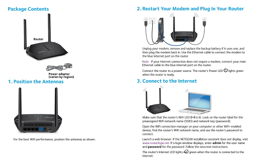 Router user guide