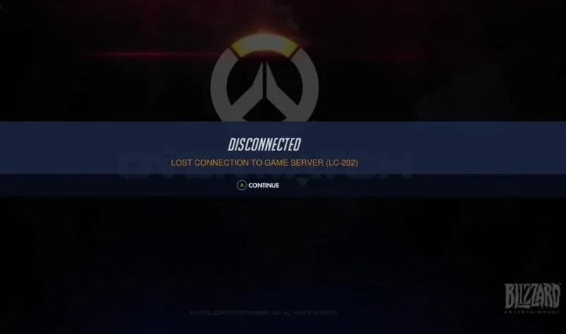 Overwatch Lost Connection to Game Server