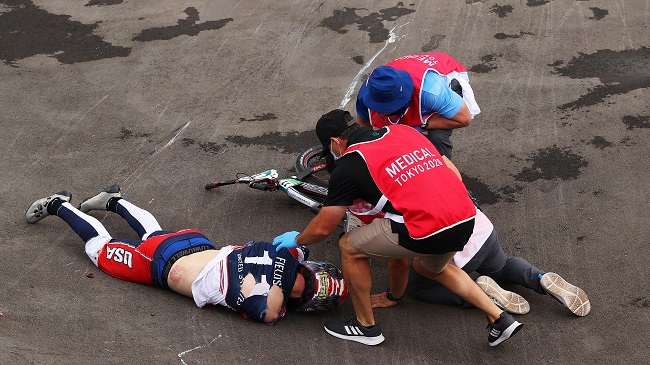 Defending BMX Olympic Gold Medalist Connor Fields is Hospitalized After a Bad Crash
