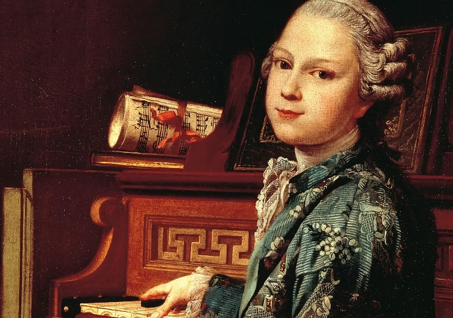 How old was Mozart when he Wrote His First Symphony