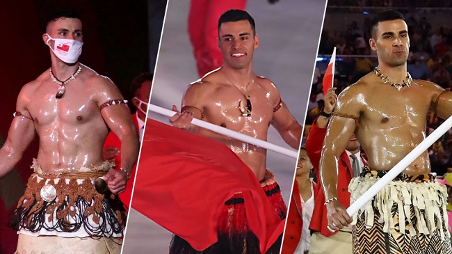 Tongan Athlete Pita Taufatofua makes Shirtless Return to Olympics